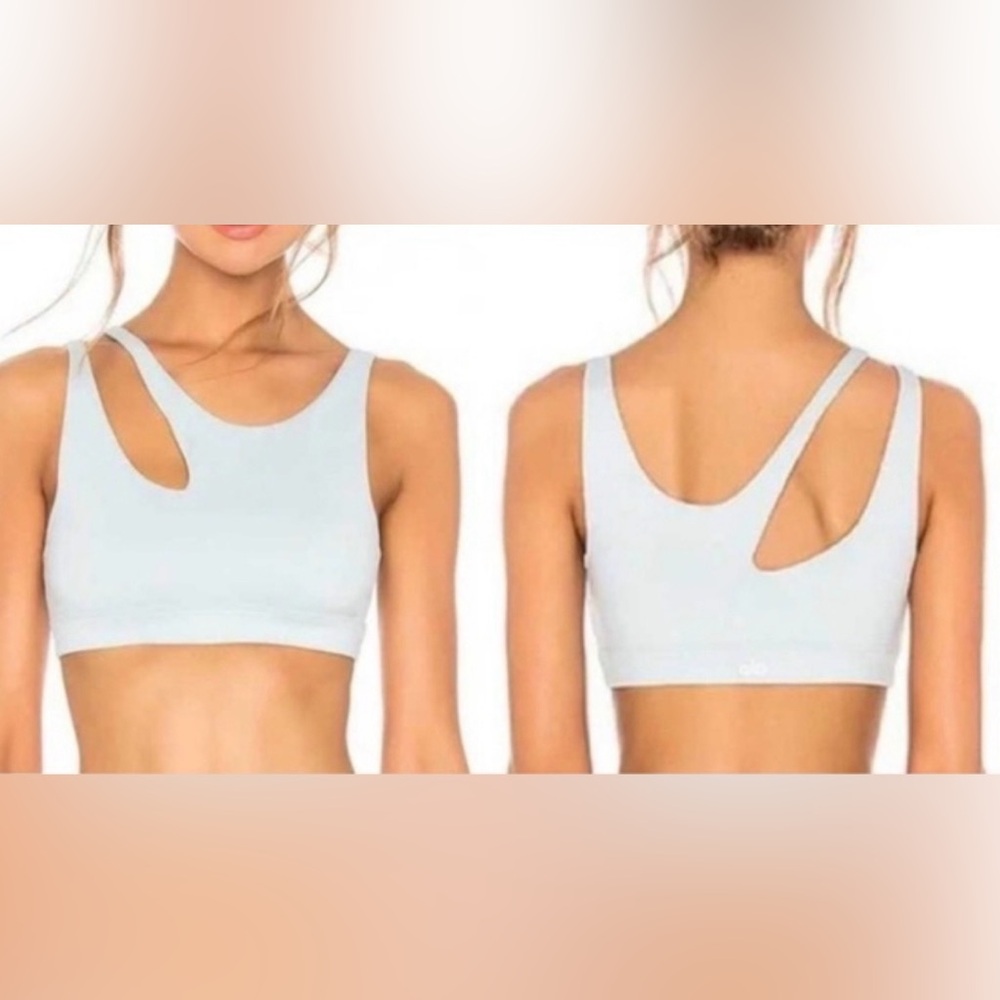 Alo Yoga Wild Thing Sports Bra in Cherry Red - Picture 6 of 6